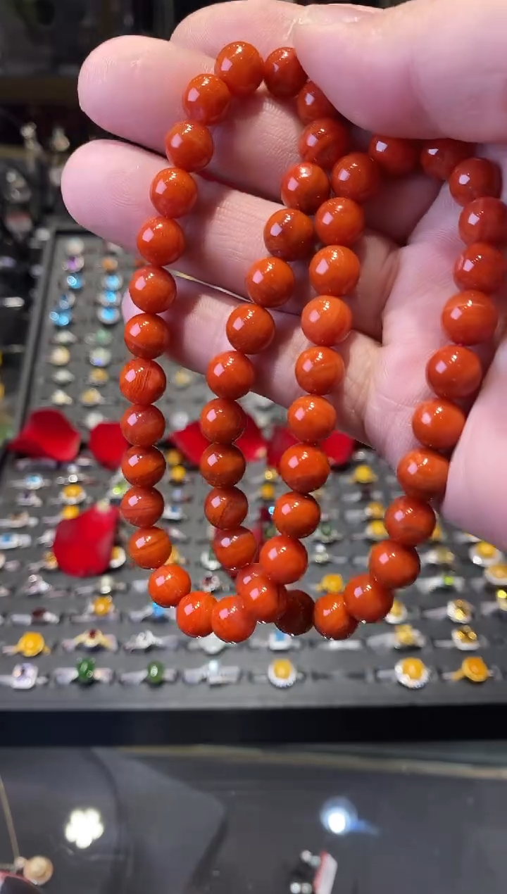 【闪购商品】南红玛瑙颈饰未镶嵌实体清货