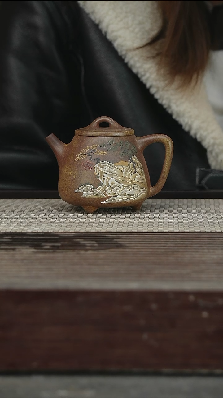 茶壶紫砂47号陈付云，240CC