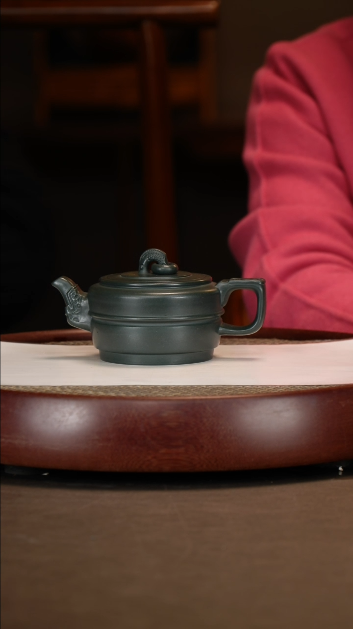 【闪购商品】紫砂茶壶绿泥集玉