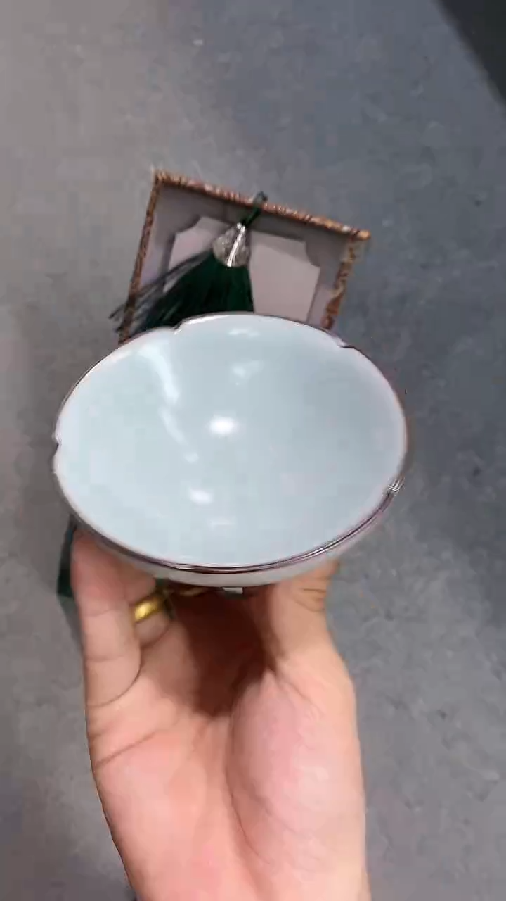 瓷片陶瓷茶器孤品B0272蓝