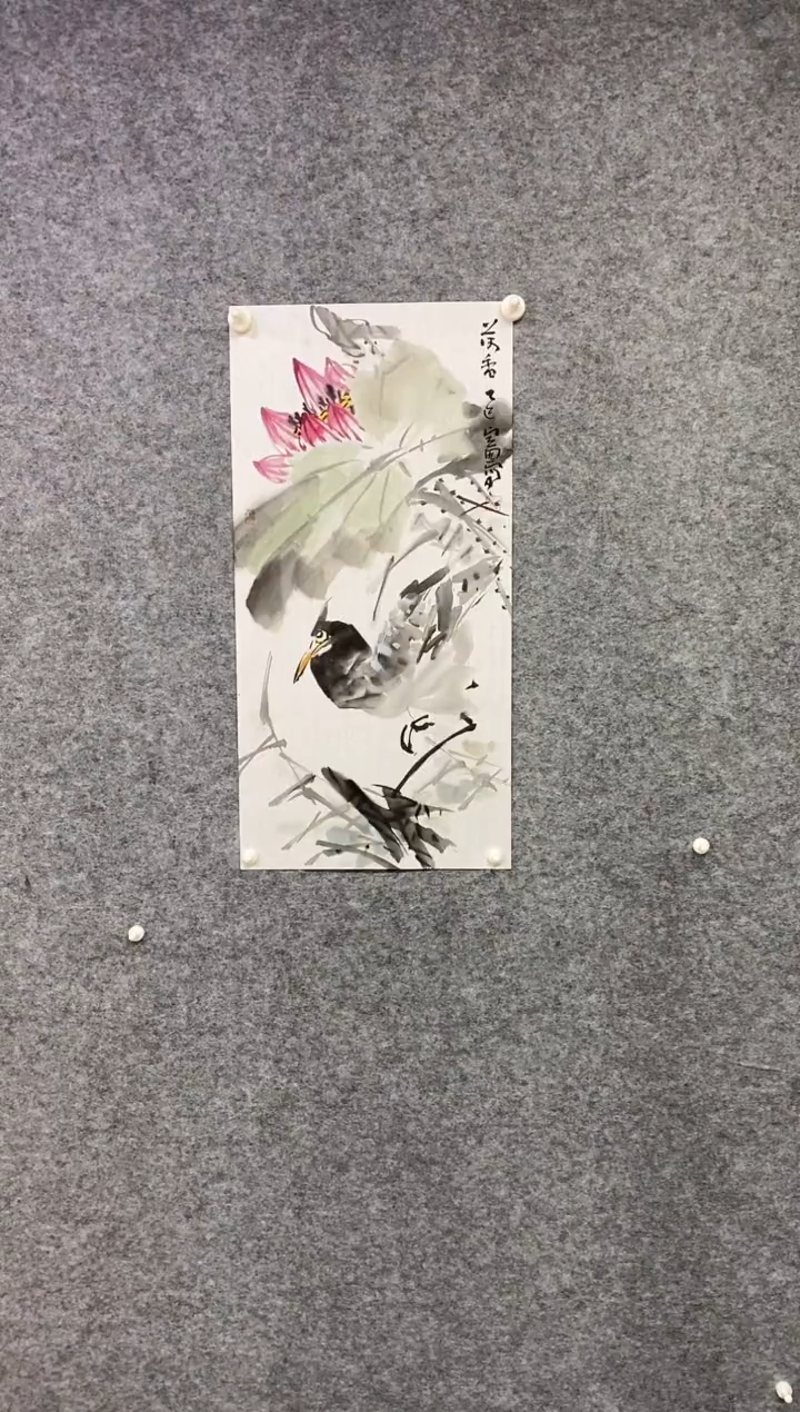 国画尚定固国画作品