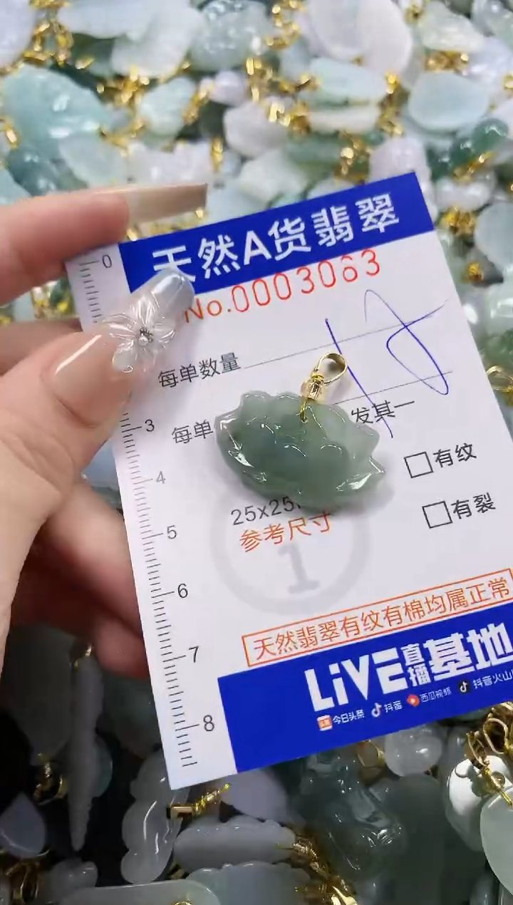 颈饰未镶嵌翡翠天然A货翡翠