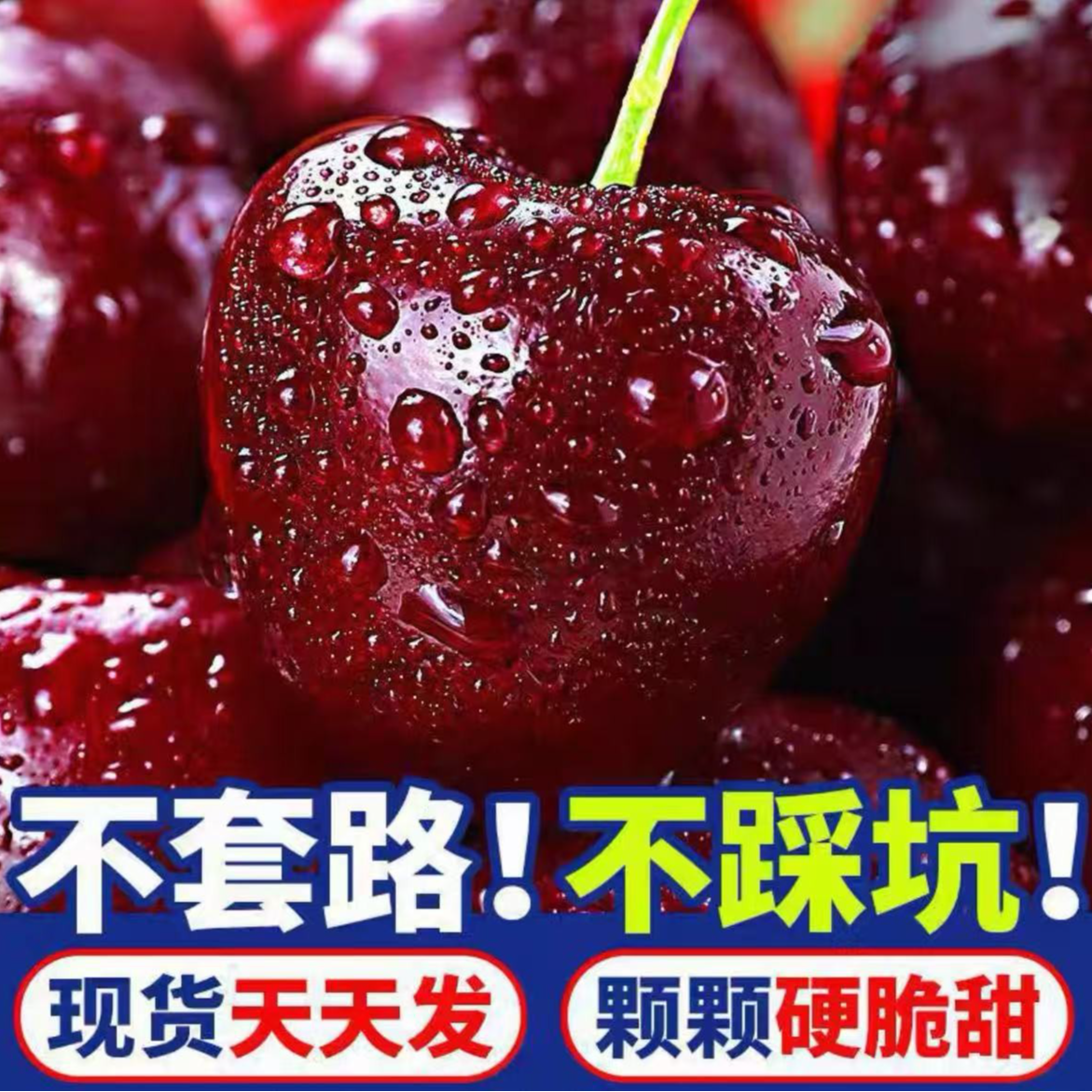 【买一斤送一斤】智利空运桑提娜车厘子4JD内附果径卡多仓发货