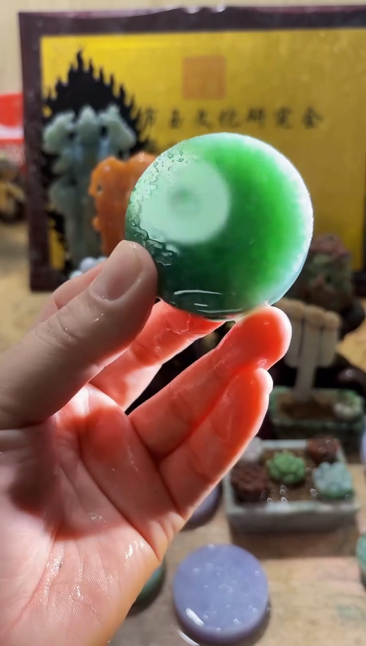 未镶嵌挂件翡翠A货常星7878