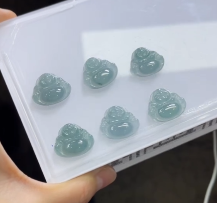 翡翠小佛公挂件/多样性发一件
