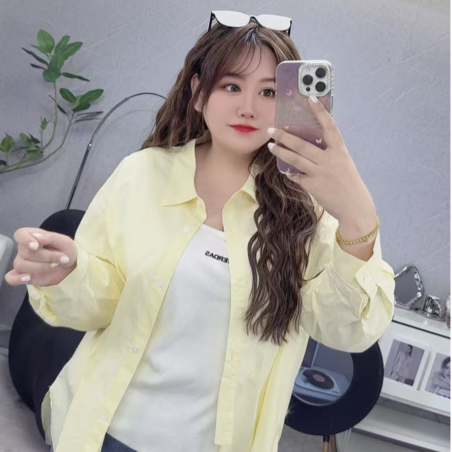 宽松休闲基础款衬衣