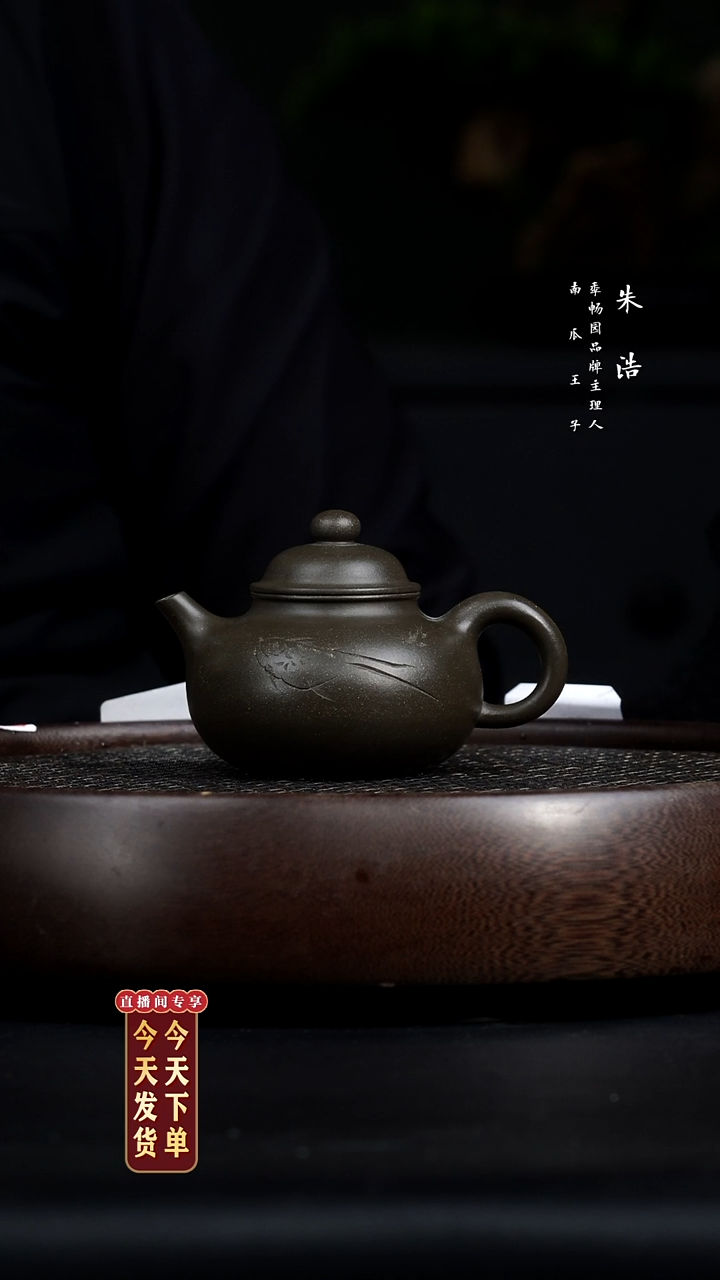 【闪购商品】紫砂茶壶0215早直播LR容天老天青