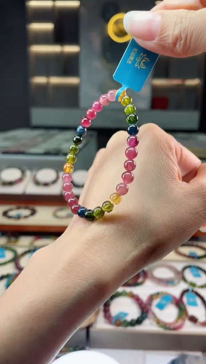 【闪购商品】碧玺单圈手串未镶嵌（多样性发一条）Q