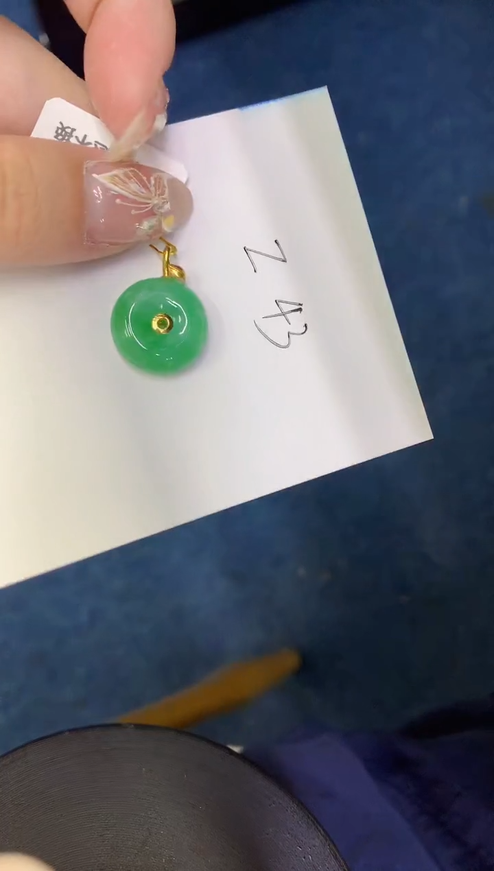 【闪购商品】翡翠颈饰18K金镶嵌00000000000