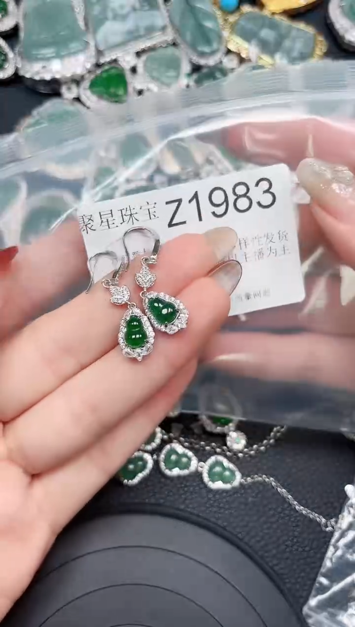 【闪购商品】翡翠颈饰未镶嵌赠皮绳1983