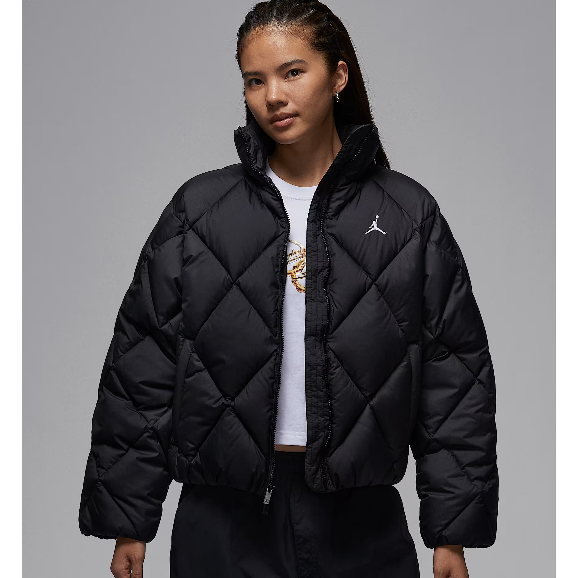 NIKE/耐克商场同款Jordan Brooklyn 女子拒水绗缝夹克HV0418010