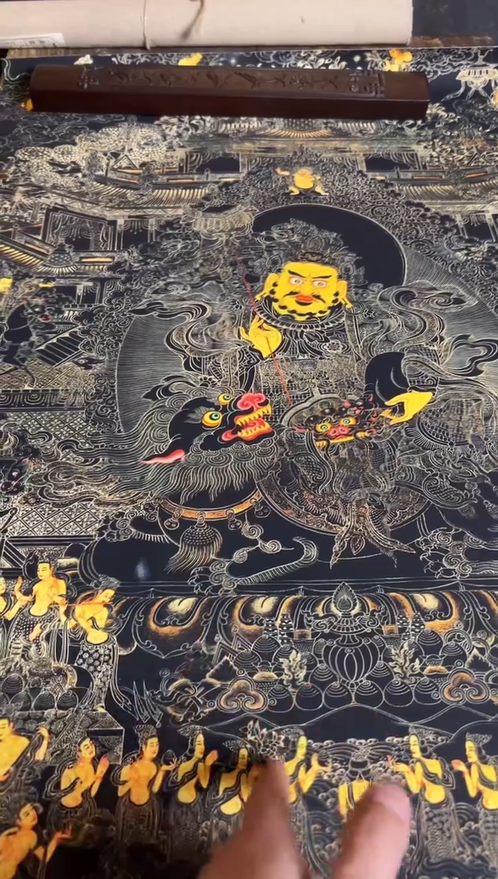 卷轴画手绘唐卡010