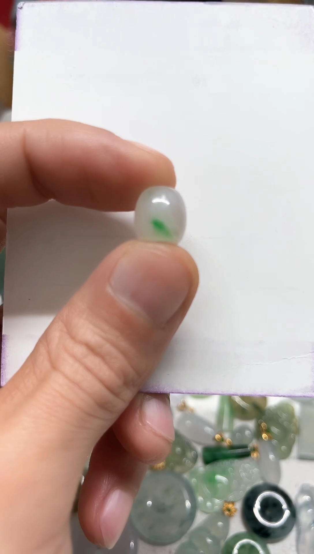 【闪购商品】翡翠颈饰未镶嵌天然缅甸A货翡翠吊坠