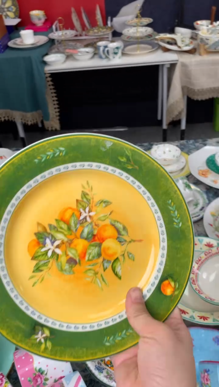 【闪购商品】瓷片陶瓷原单CC241餐具1个8寸