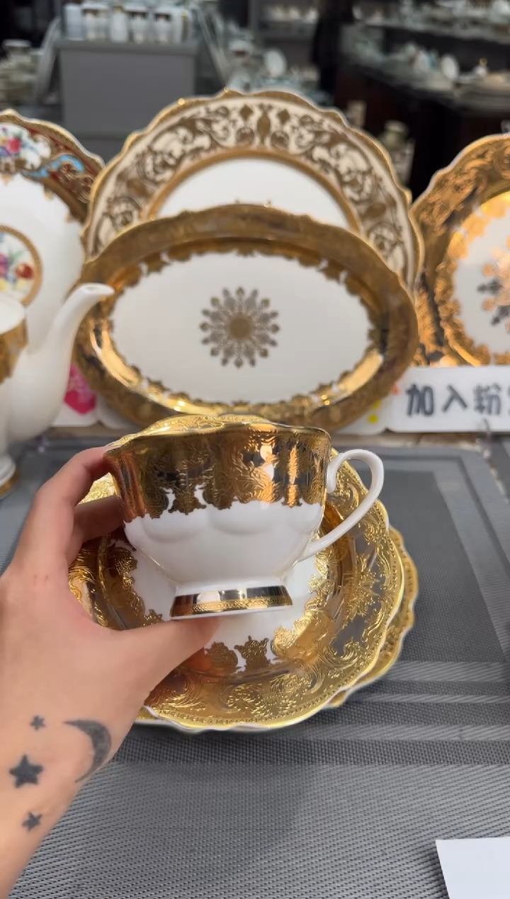 【闪购商品】瓷片1杯1碟  福利价  福利价