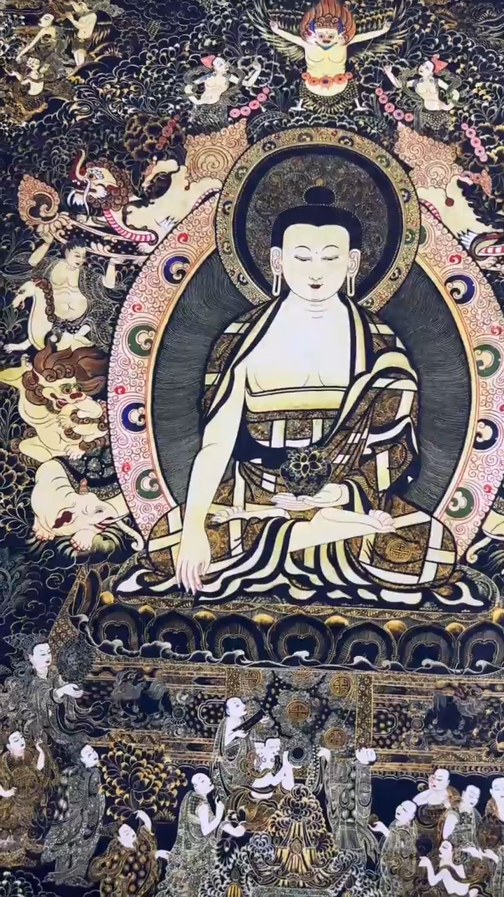 装裱画唐卡艺术精美绘画作品TK16001