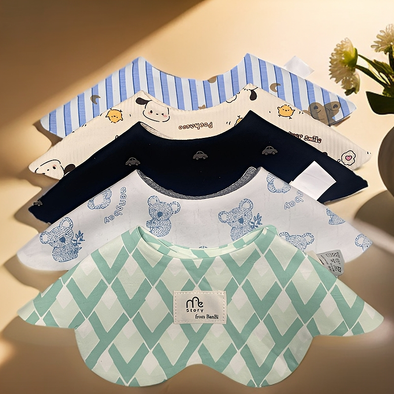 故事我宝宝围兜柔软双面可调节防吐奶故事我storyme口水巾