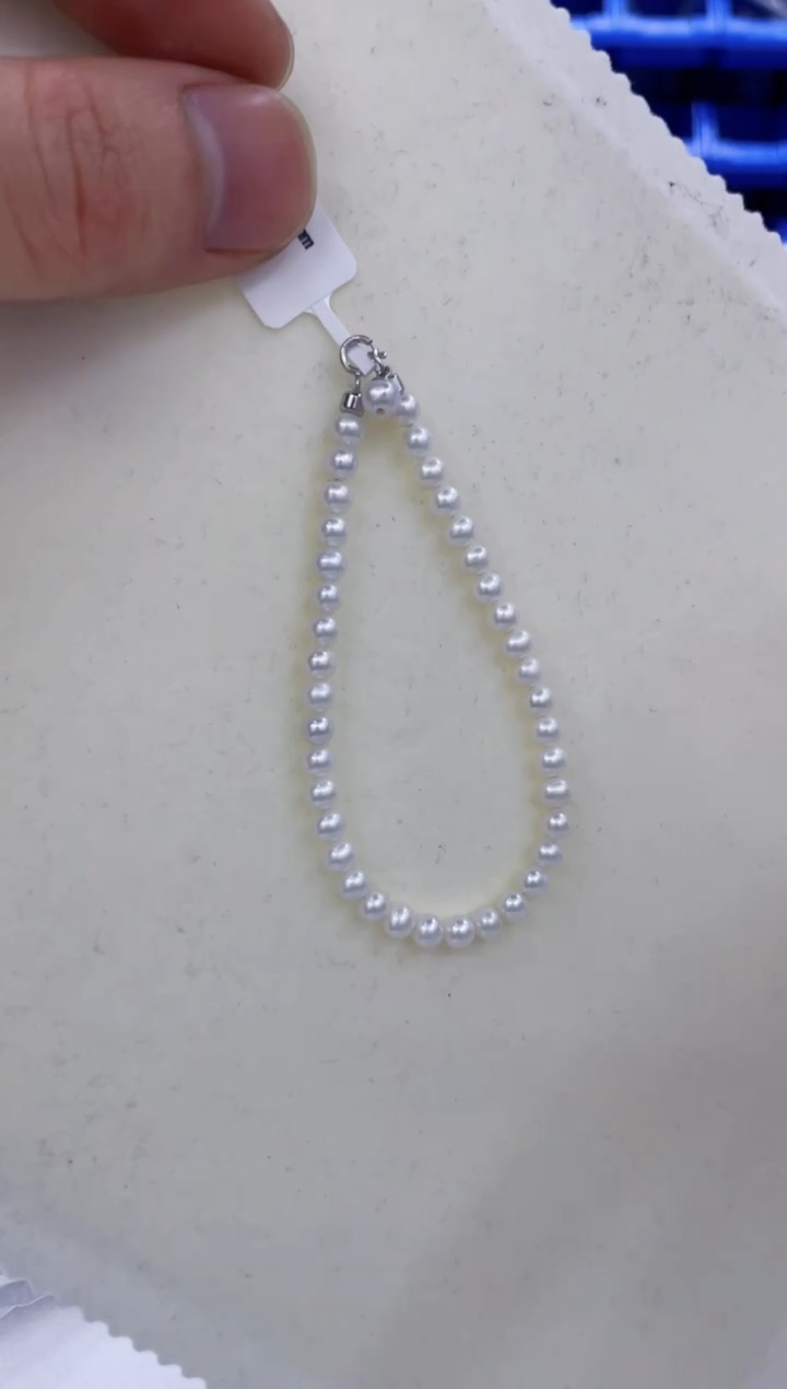 银S925镶嵌手链淡水珍珠 