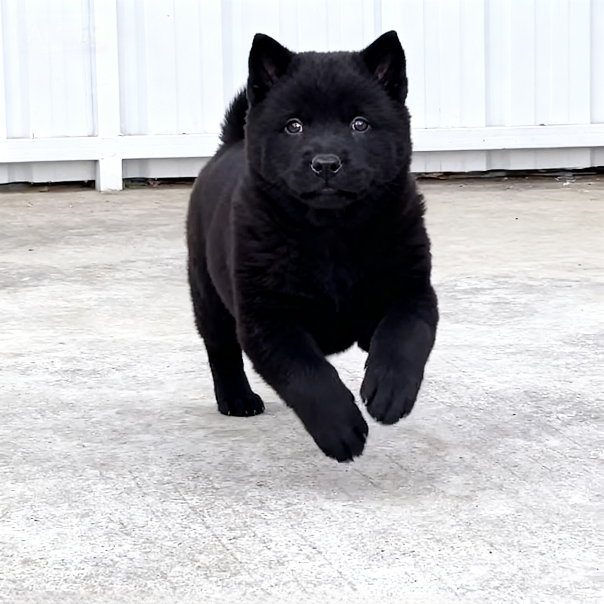 五黑犬幼犬赶山犬大骨架猫耳看门狗温顺幼宠好养可爱听话家庭护主