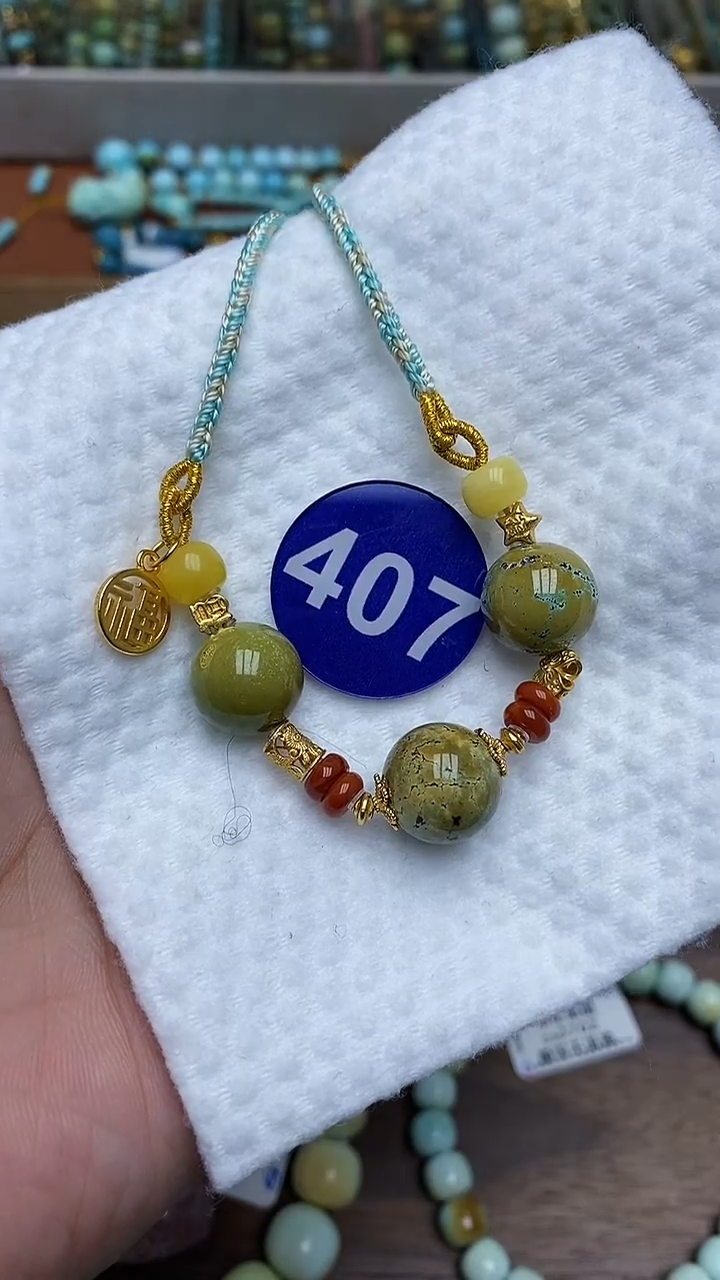 【闪购商品】绿松石项链银S925镶嵌407