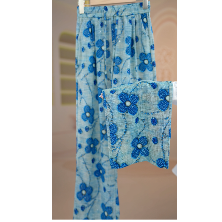 Y1233新款夏季薄款时尚休闲阔腿裤女04