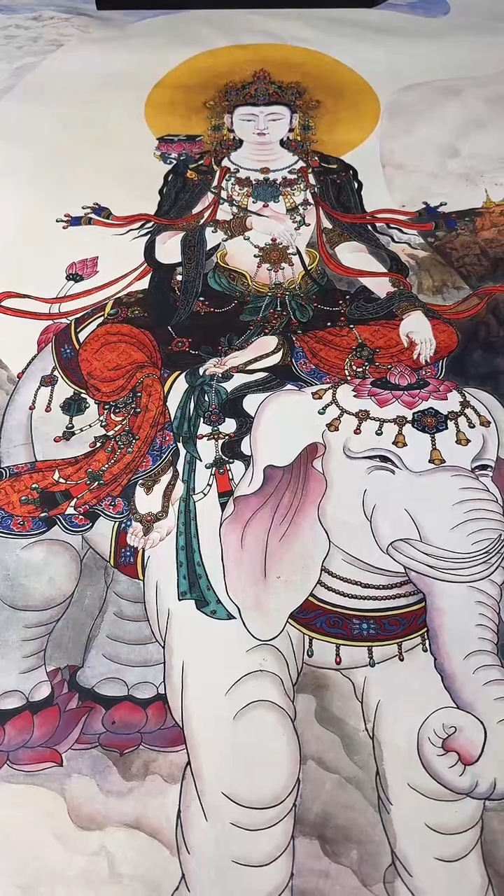 卷轴画藏式珍藏彩绘艺术馆162