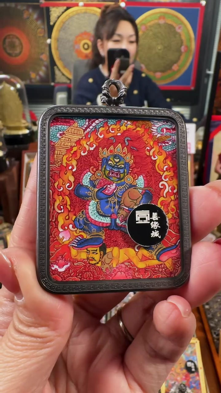 【闪购商品】吊坠壹善缘城手绘唐卡扎基年终大促