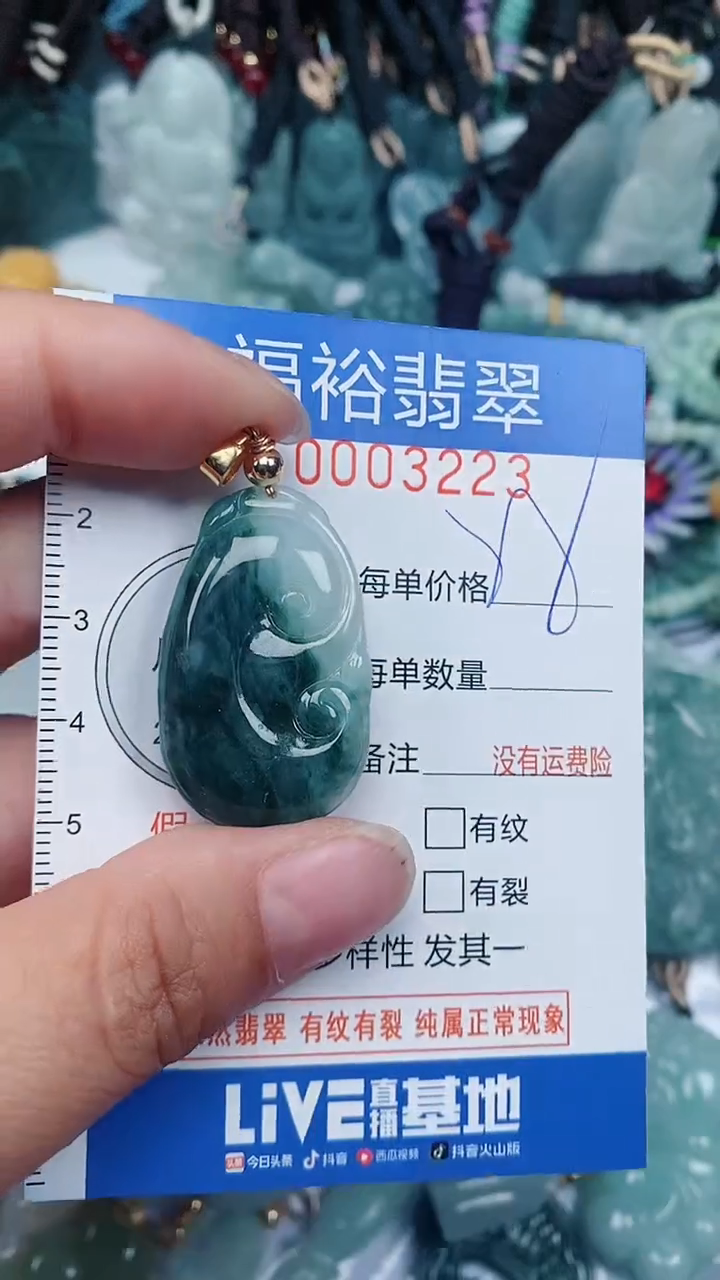 【闪购商品】翡翠颈饰未镶嵌...0003223