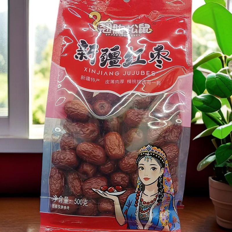 【瑞隆锦】新疆红枣果肉饱满粒粒圆润办公室零食