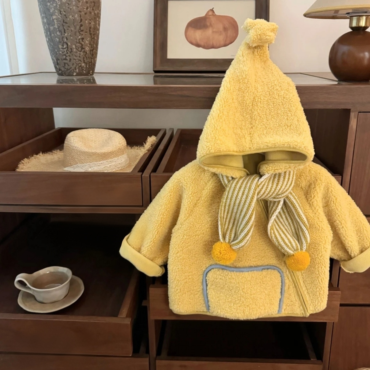 【加绒加厚】拉链款星星人女童外套冬装25新款洋气儿童保暖上衣宝宝