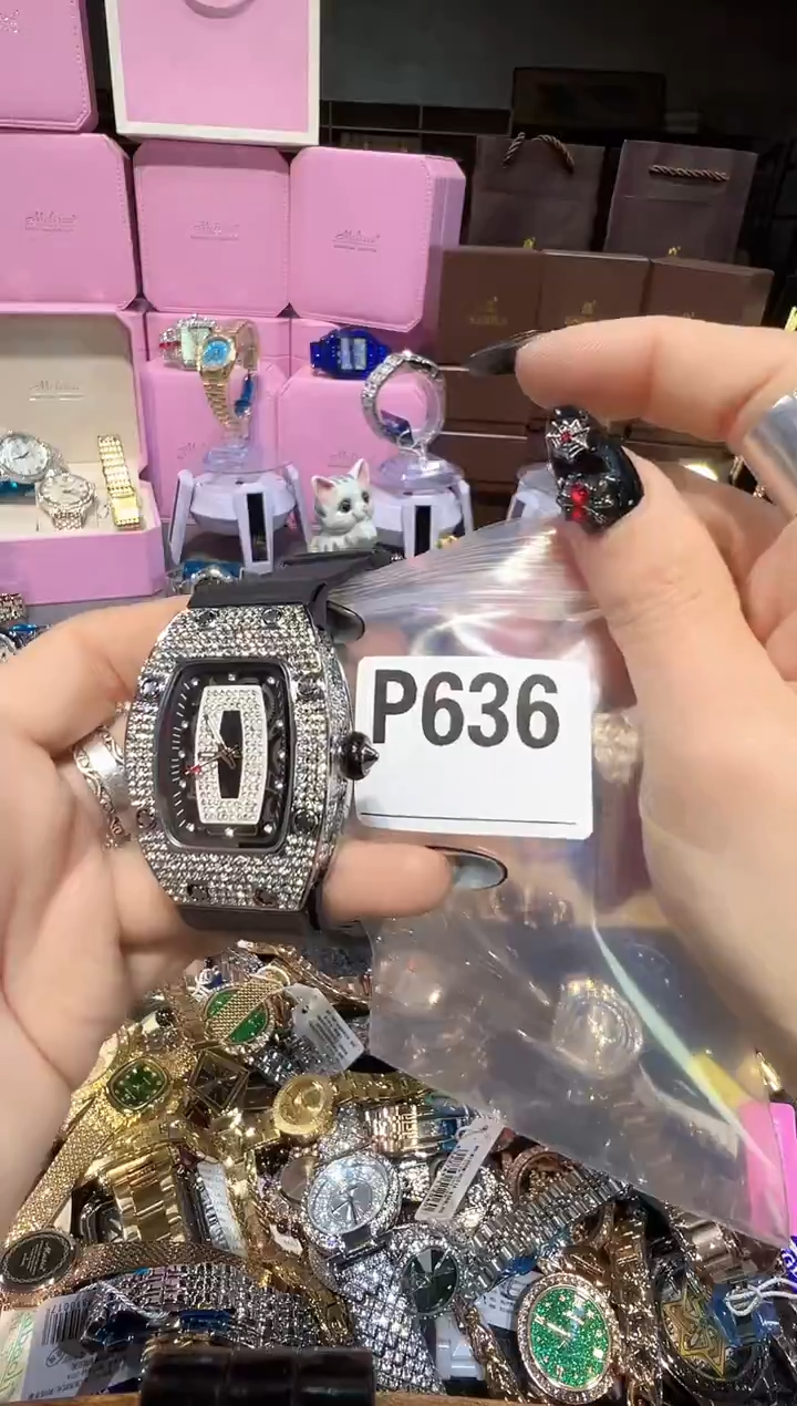 石英机芯不锈钢不锈钢直播定闪专用