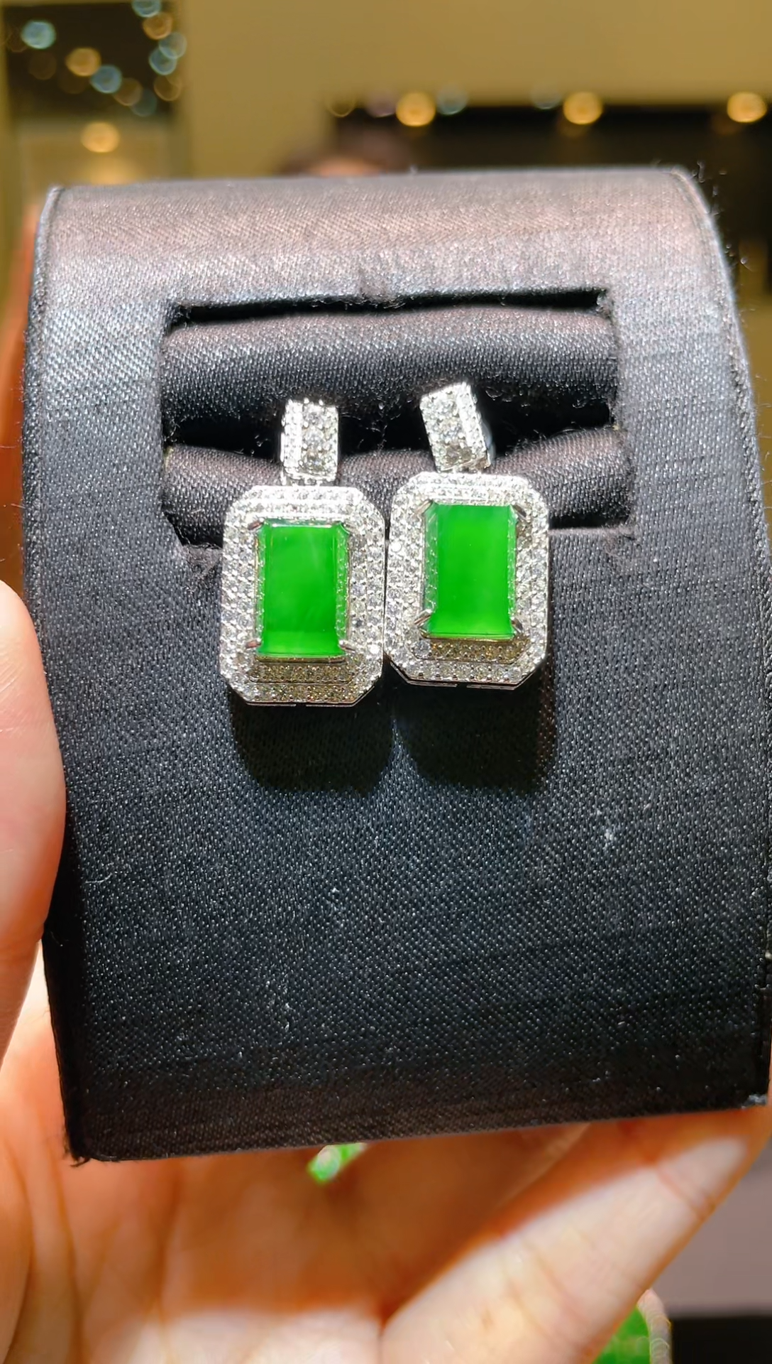 【闪购商品】翡翠吊坠(不含链)银S925镶嵌A8