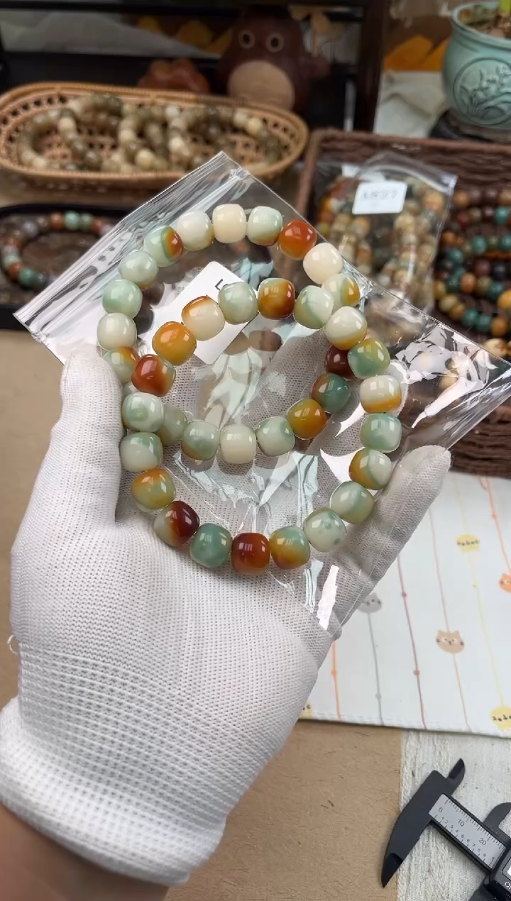 手串菩提根/象牙果a815 卡13 干磨+机抛