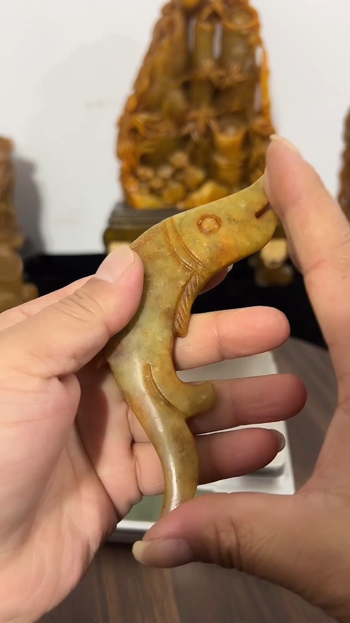 未镶嵌和田玉（糖玉）挂件主播推荐精美好物