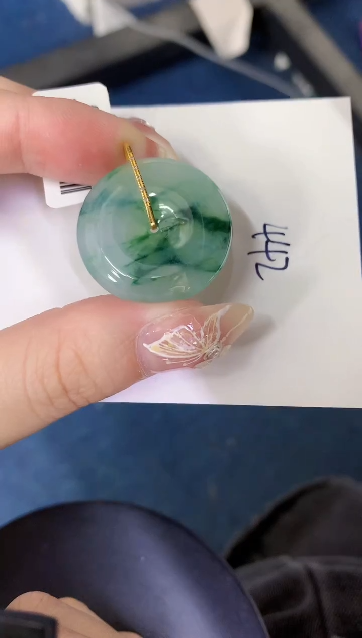 【闪购商品】翡翠颈饰18K金镶嵌000000000000