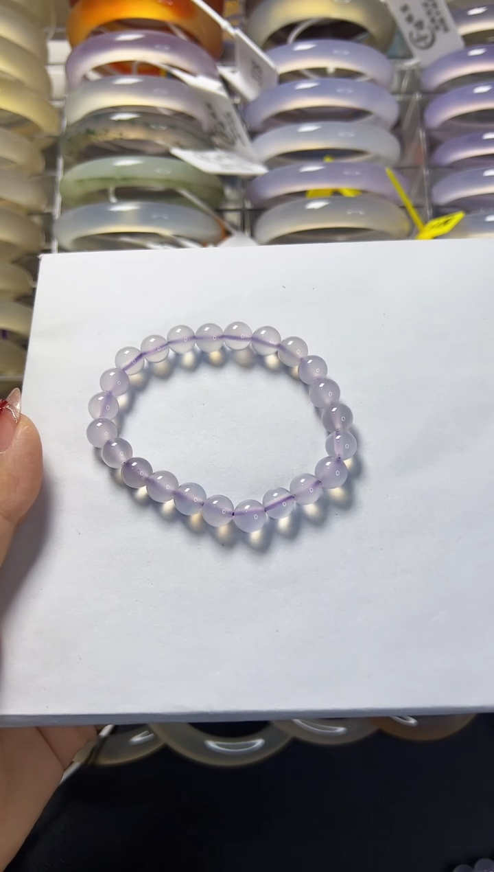 【闪购商品】玛瑙/玉髓手镯未镶嵌8mm
