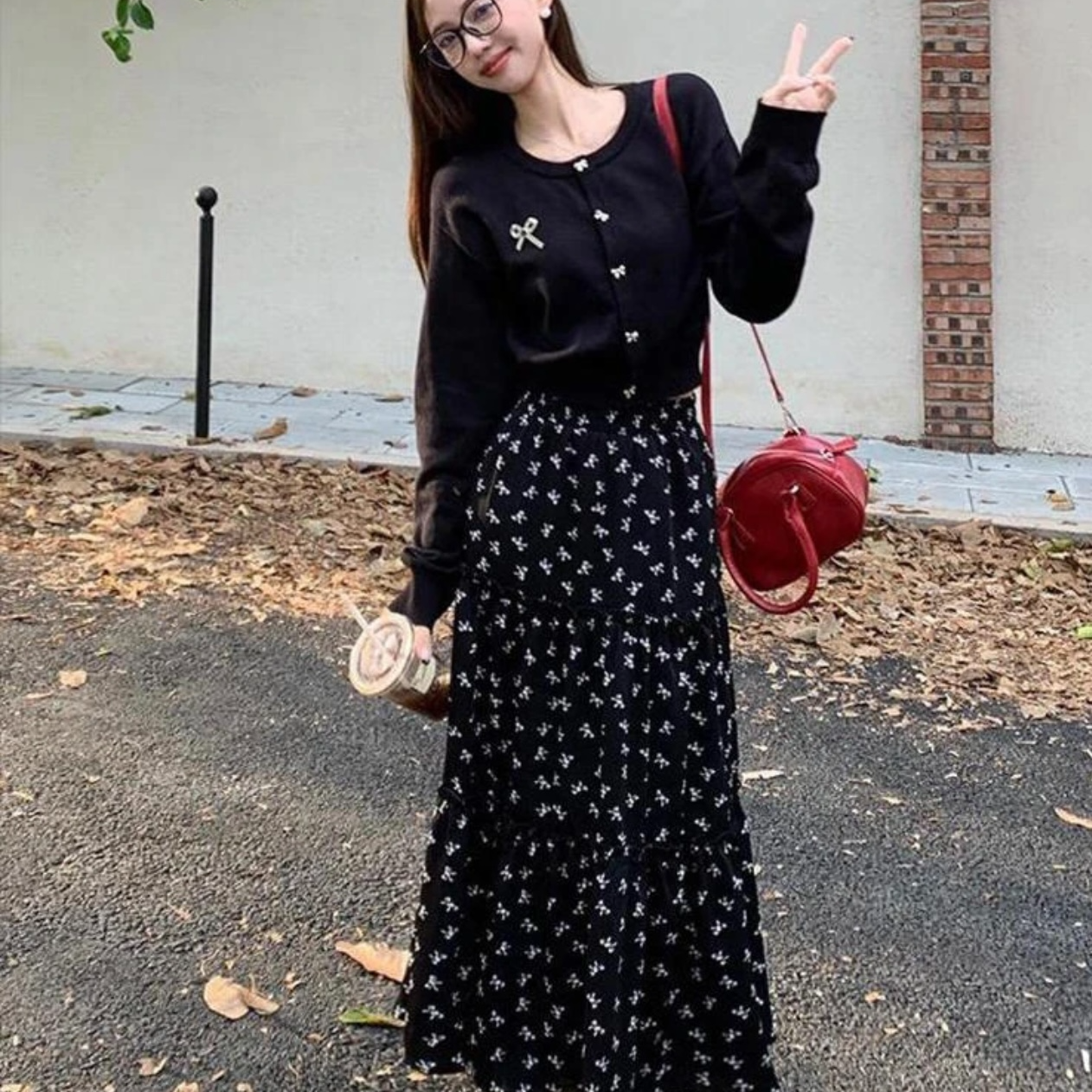 【A700-A800】小个子慵懒风针织毛衫