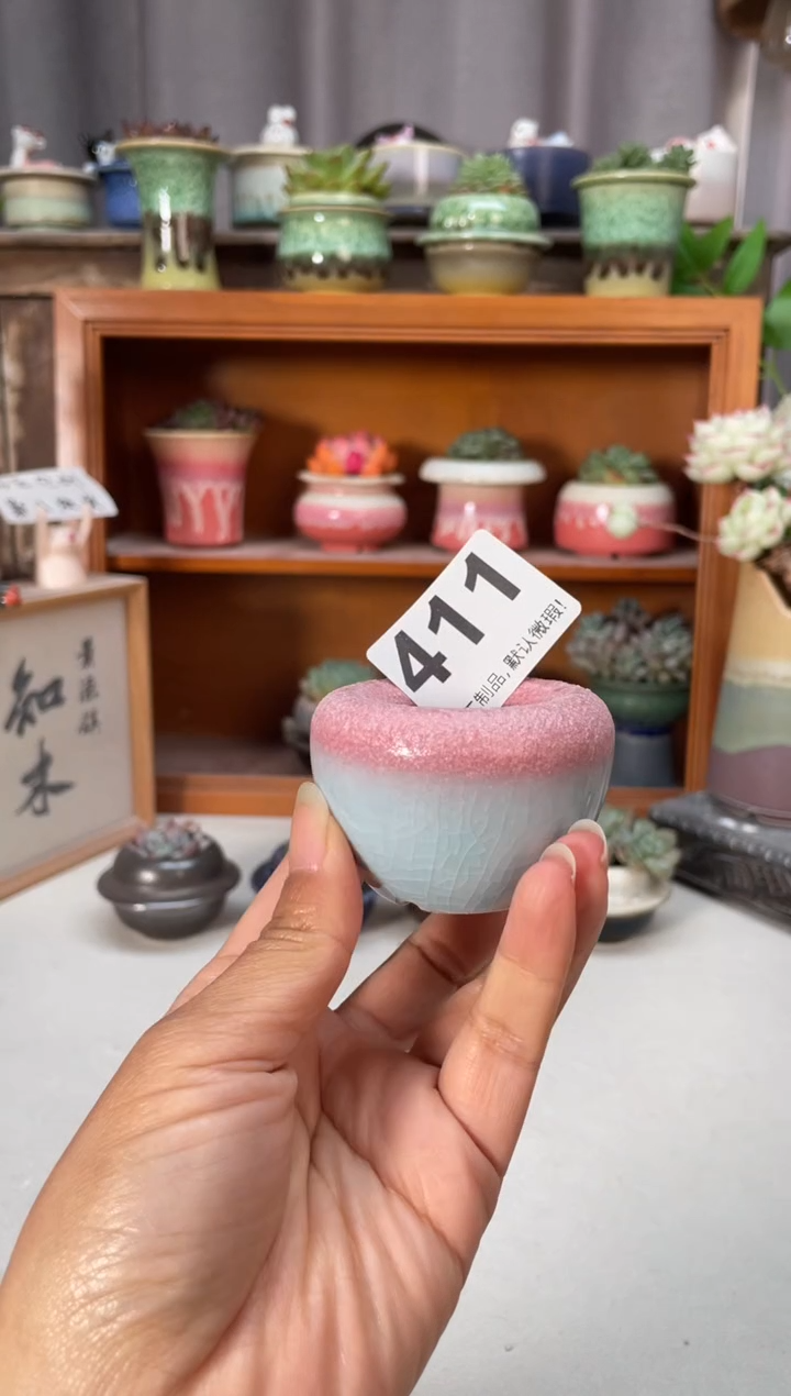 瓷片411知木小芳花盆编号