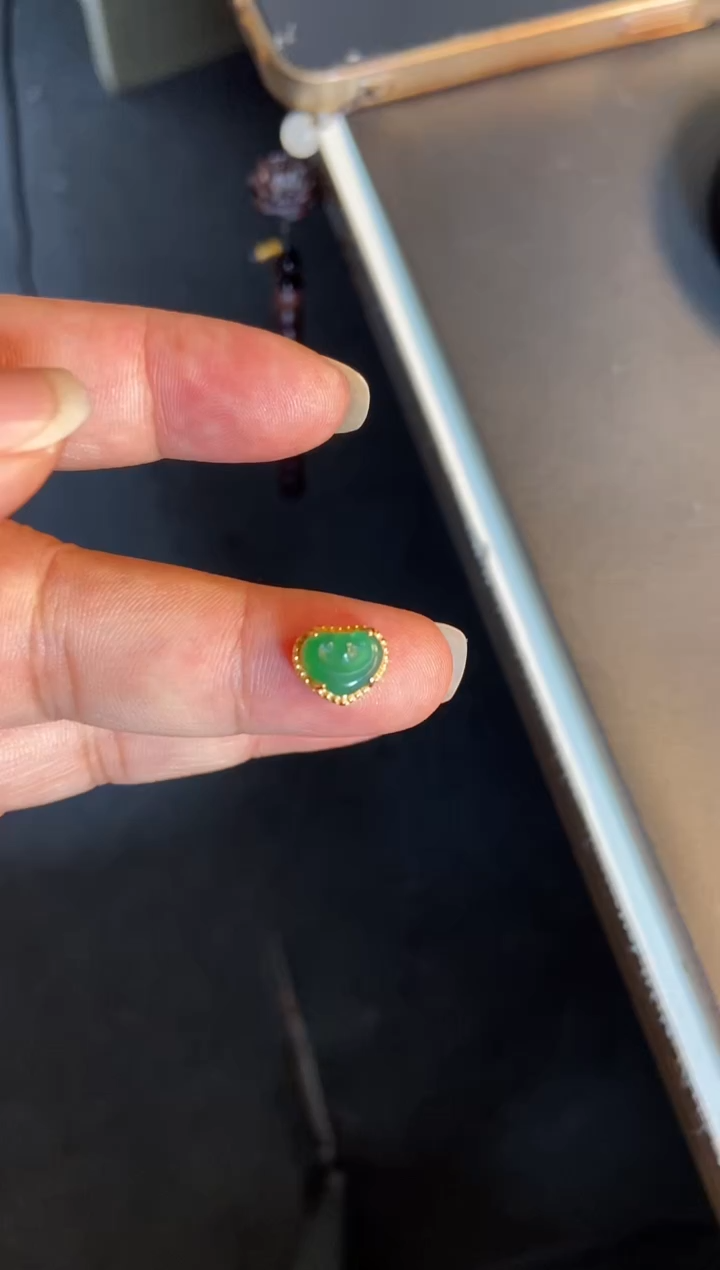 吊坠(不含链)银S925镶嵌翡翠1