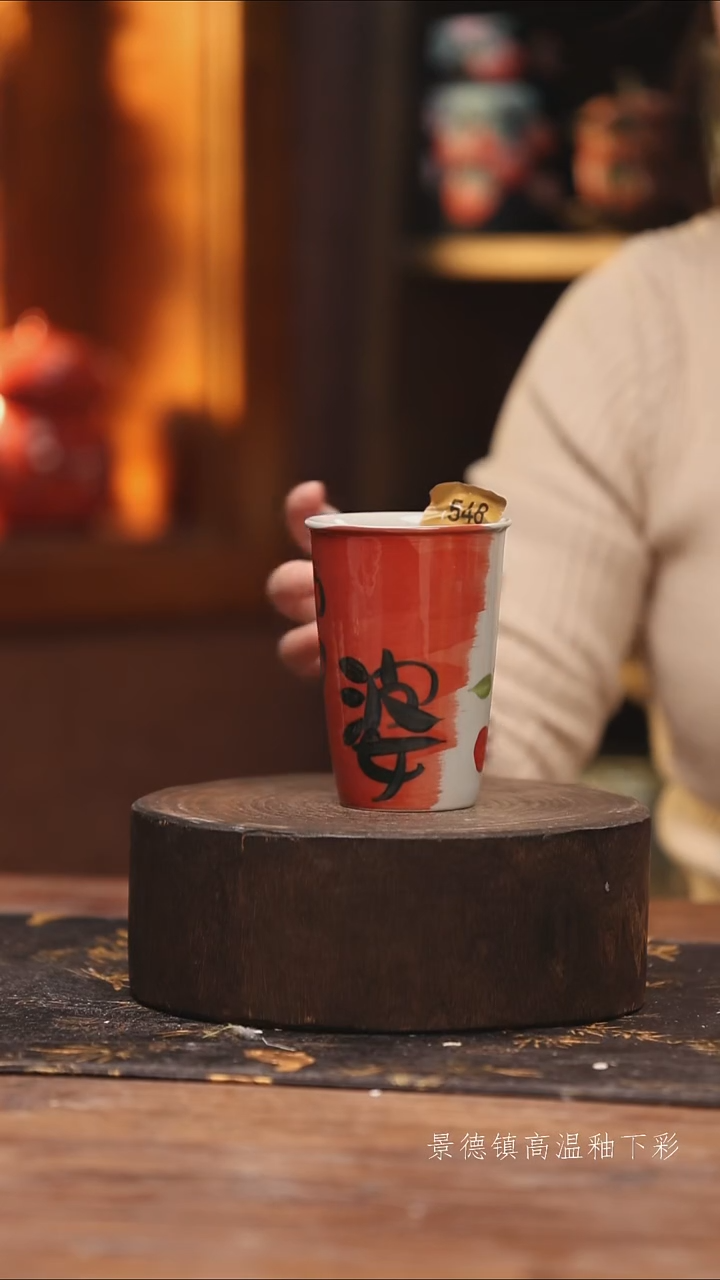 陶瓷景德镇高温釉下手绘陶瓷@L548@