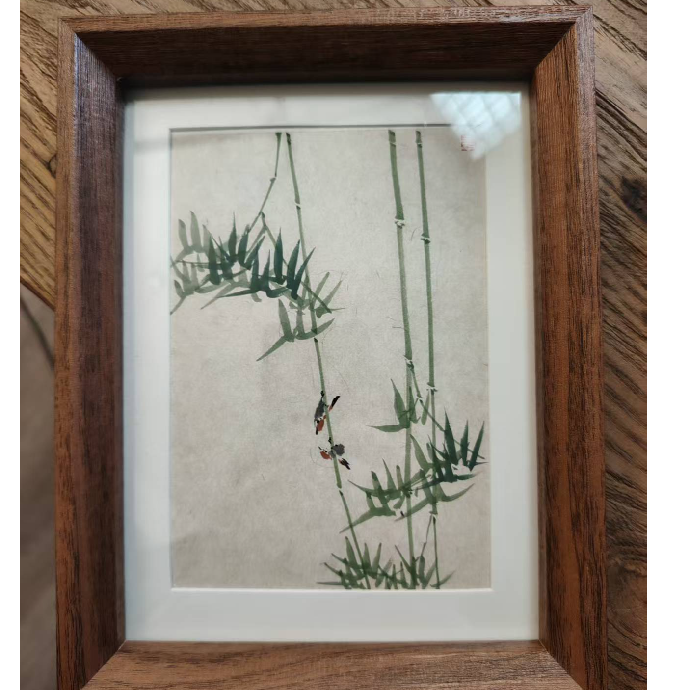 鹿鸣现代美术馆甄选17x22国画书法书桌客厅玄关壁柜摆台