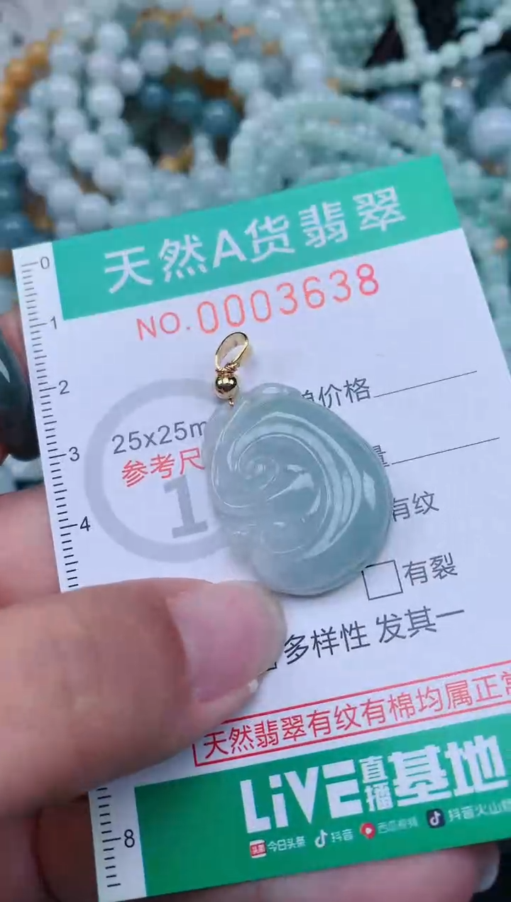 翡翠未镶嵌颈饰.0003638