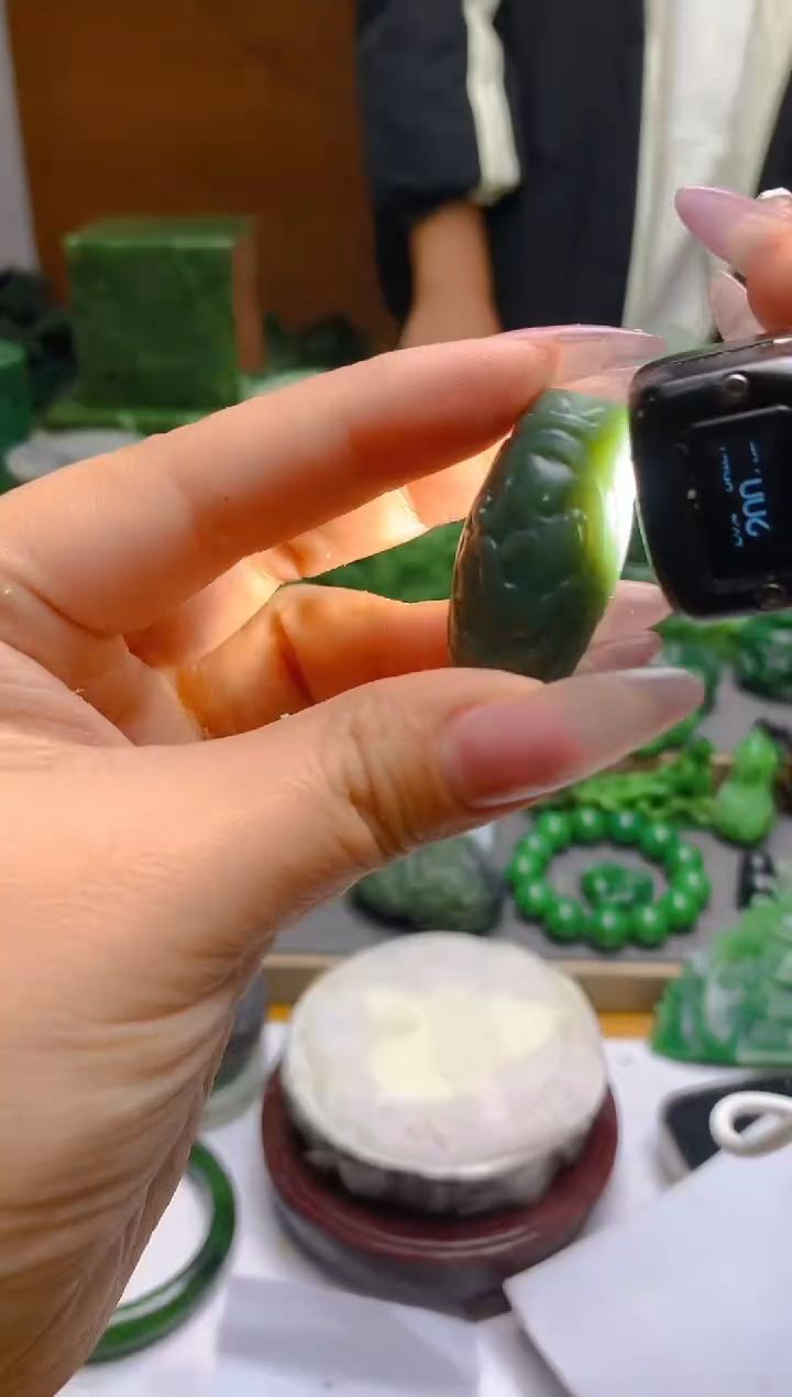 【闪购商品】和田玉（碧玉）珠宝半成品未镶嵌1