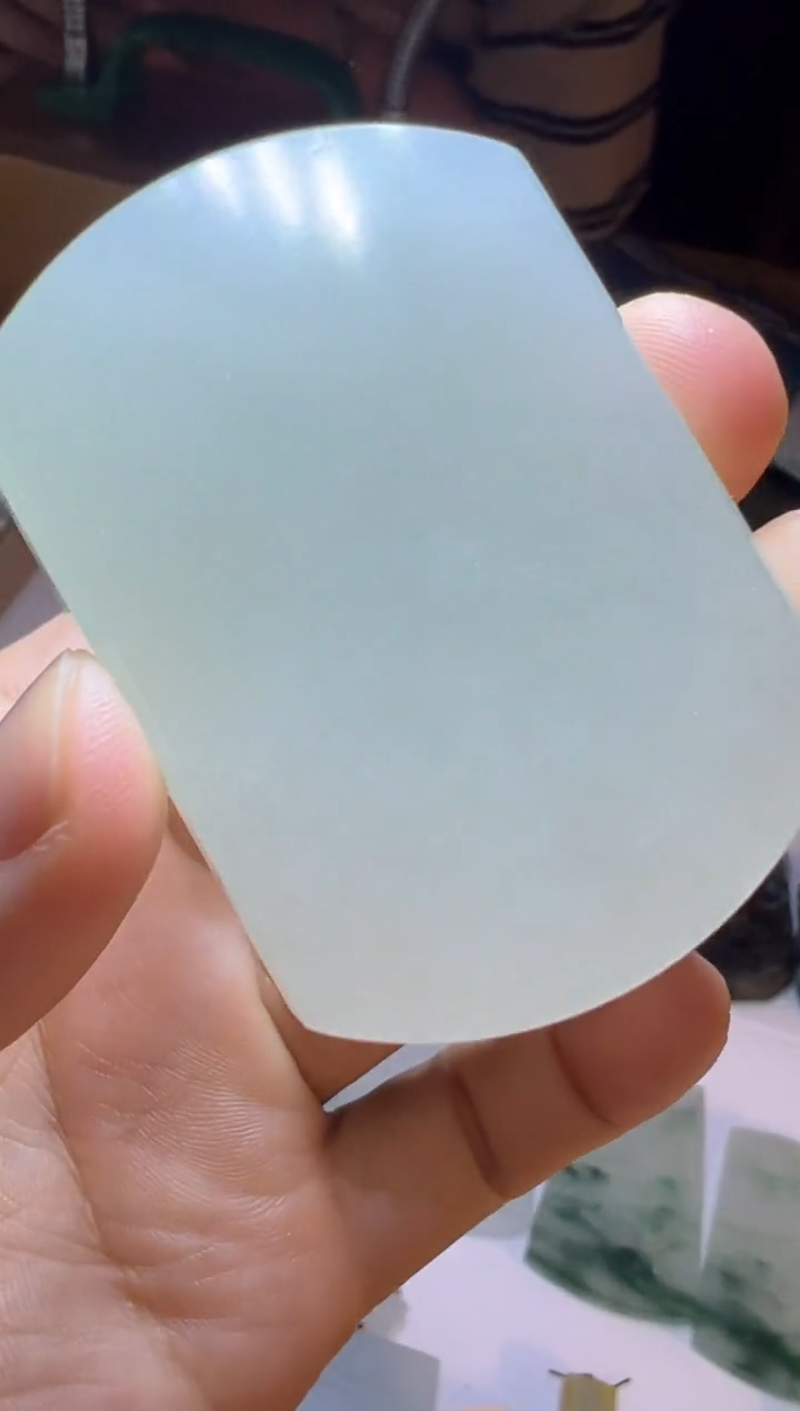 定制翡翠未镶嵌无事牌