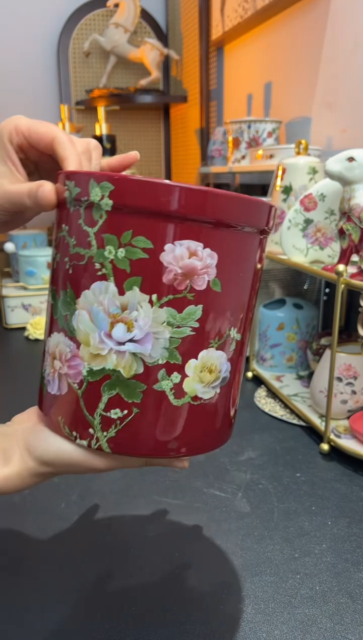 外贸陶瓷家居百货-收纳筒