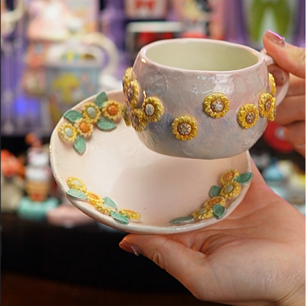 设计师款  小灰老师  123-4 陶瓷杯