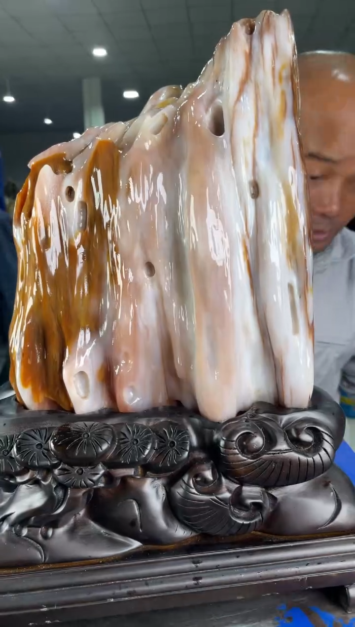【闪购商品】硅化玉摆件未镶嵌44