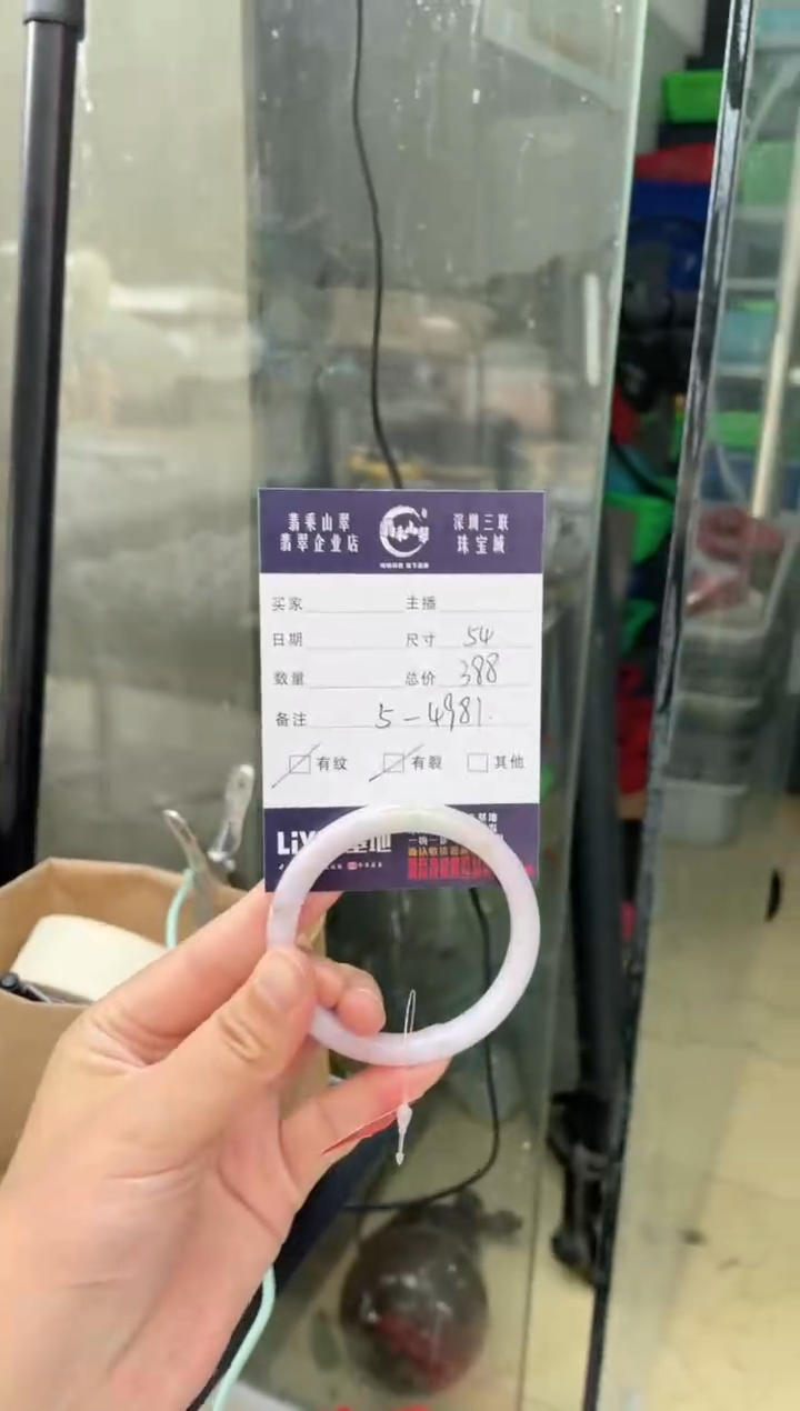 翡翠手镯未镶嵌54-5-4981