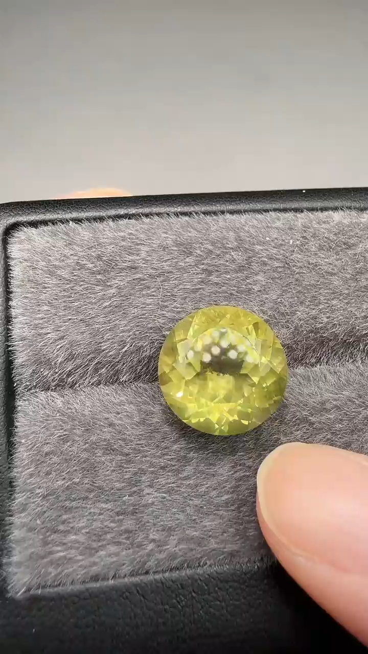 【闪购商品】水晶柠檬晶未镶嵌7ct-A392-1p