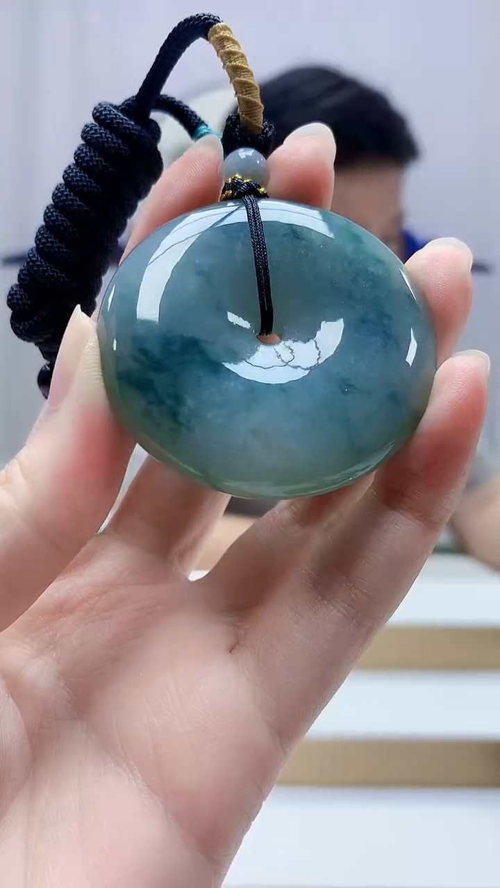 未镶嵌定制翡翠4917zm-毛货挂件扣子191